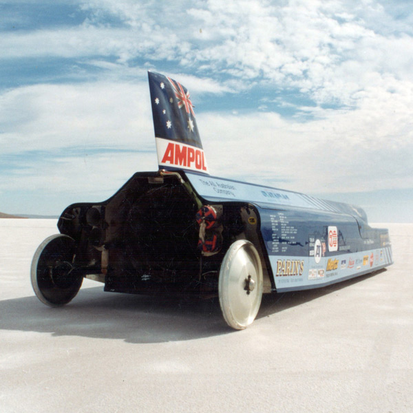 Aussie Invader 2 - Australian land speed record car