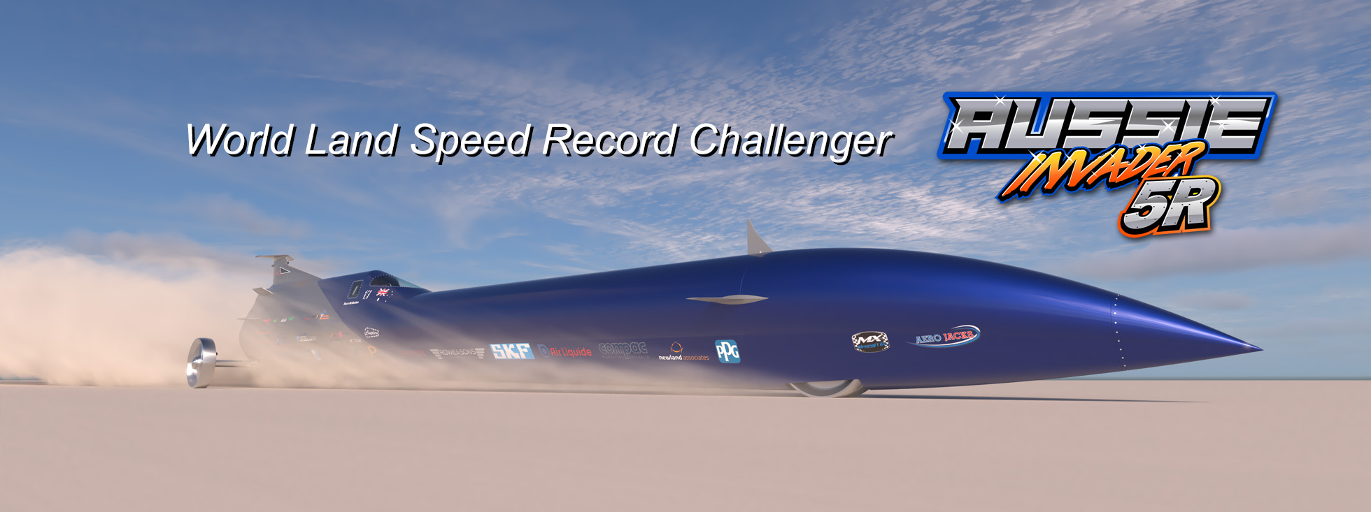 World Land Speed Record Car: Aussie Invader 5R World Land Speed Record Car: Aussie Invader 5R